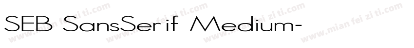 SEB SansSerif Medium字体转换